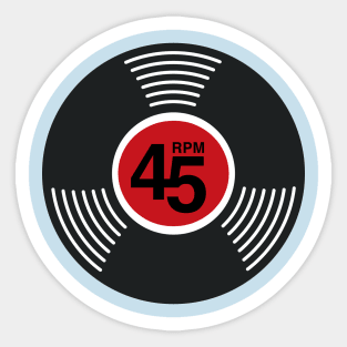 Vinyl  Record Sticker